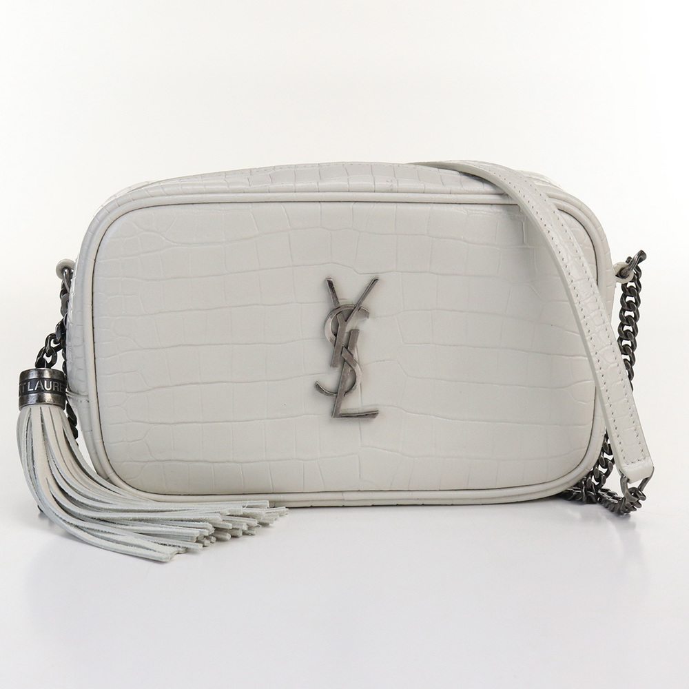 Saint Laurent Roux Mini Crossbody Shoulder Bag Leather